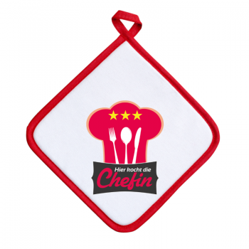Topflappen "Chefin"